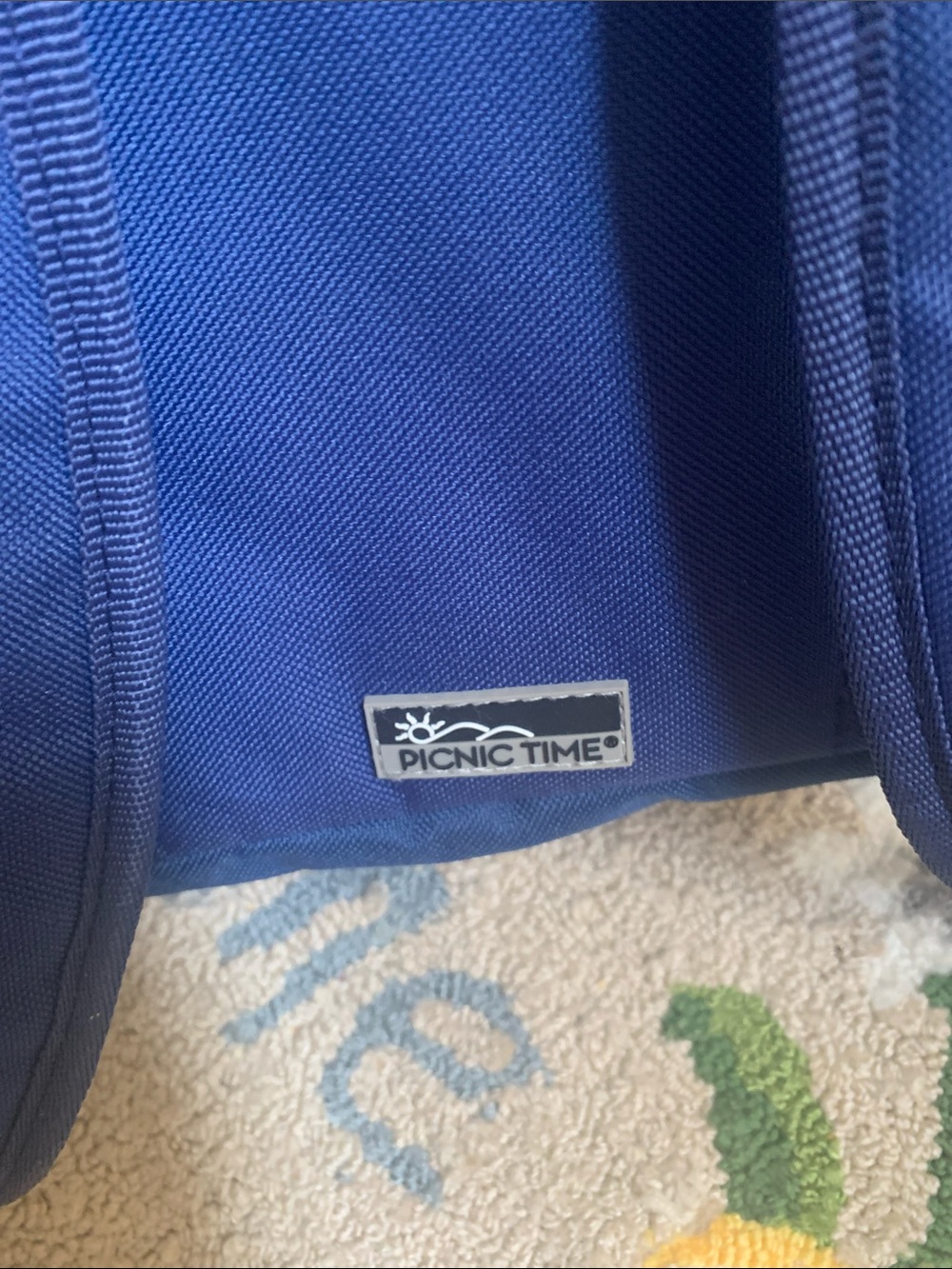 Daytripper Cooler Pack Backpack - Navy with Red & White Anchors - Picture 3 of 5